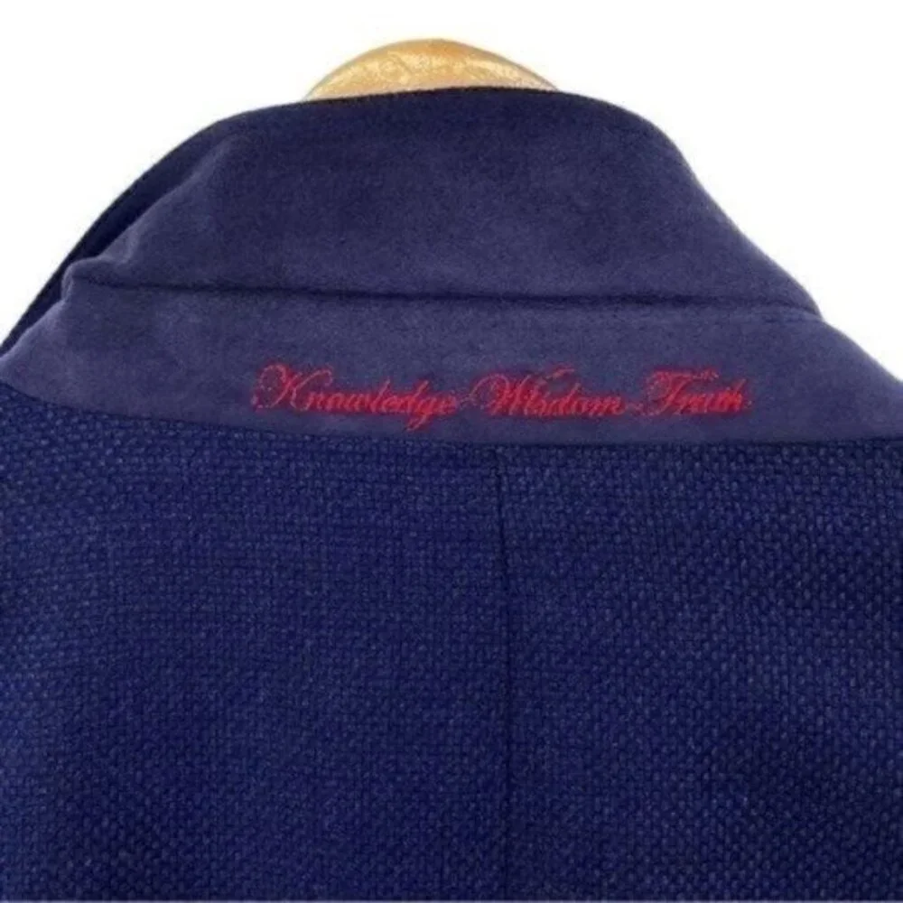 Robert Graham Downhill Sports Coat Blue Wool Blend